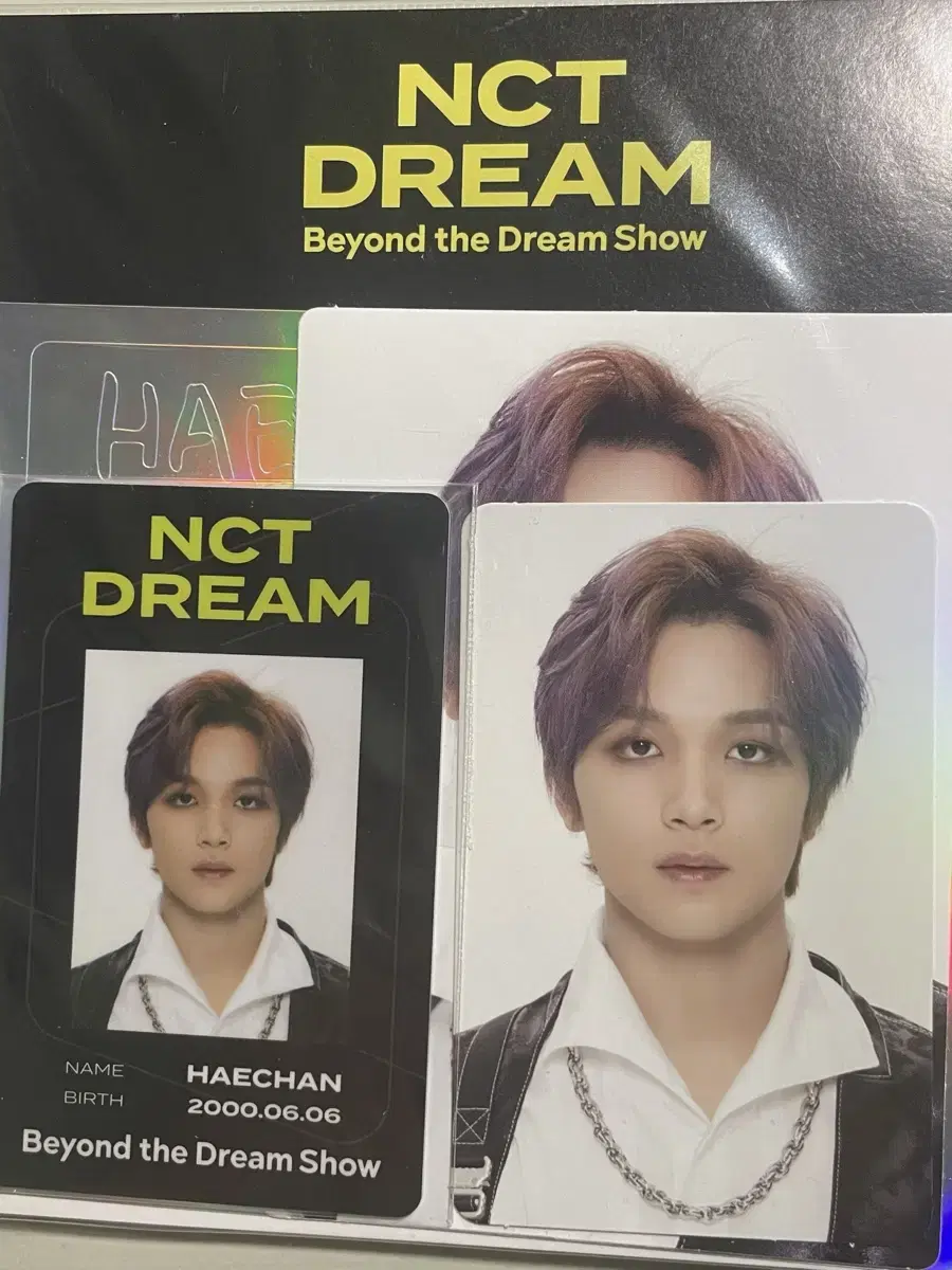 NCT dream 비욘드더드림쇼 해찬 아이디카드 데코스티커